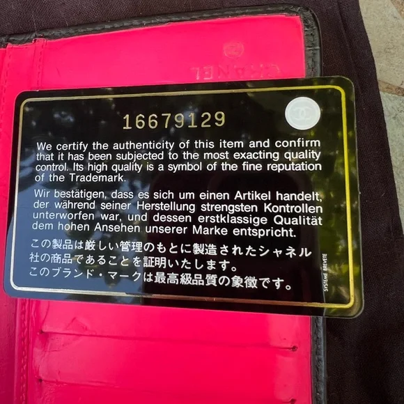 Chanel vintage cambon long wallet quilted leather cc - Picture 6 of 10